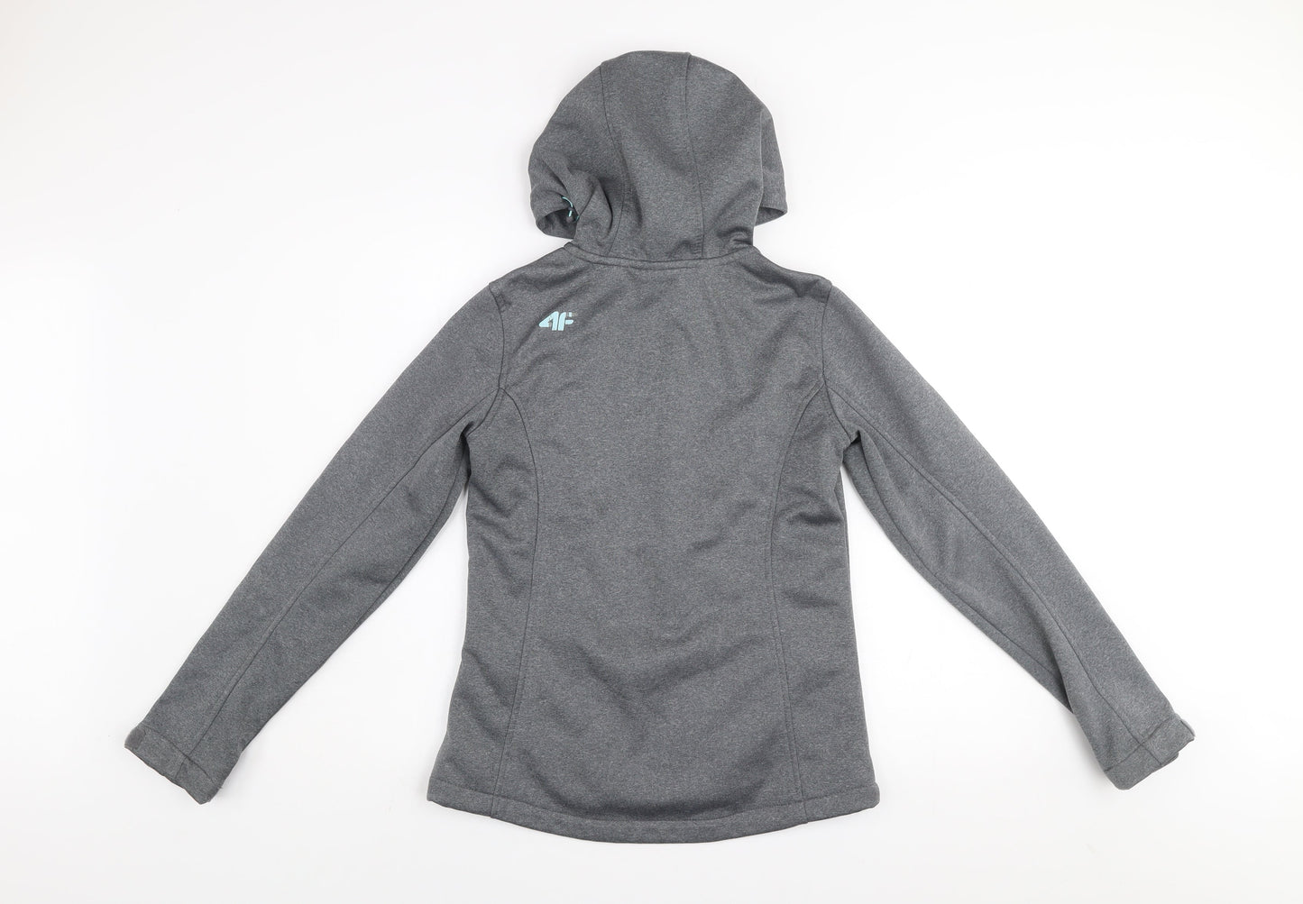4F Womens Grey Hooded Softshell Jacket XS