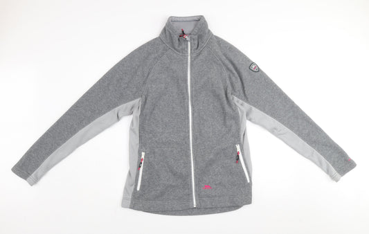 Trespass Women’s Grey Fleece Full Zip Jacket XL Outdoor Casual