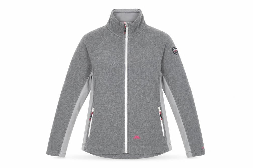Trespass Women’s Grey Fleece Full Zip Jacket XL Outdoor Casual