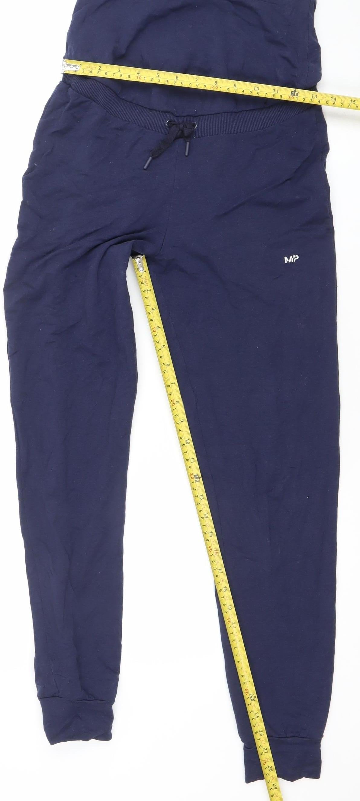 MP Women's Blue XS Jogger Trousers Cotton Blend