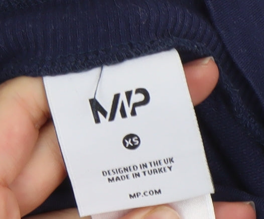 MP Women's Blue XS Jogger Trousers Cotton Blend