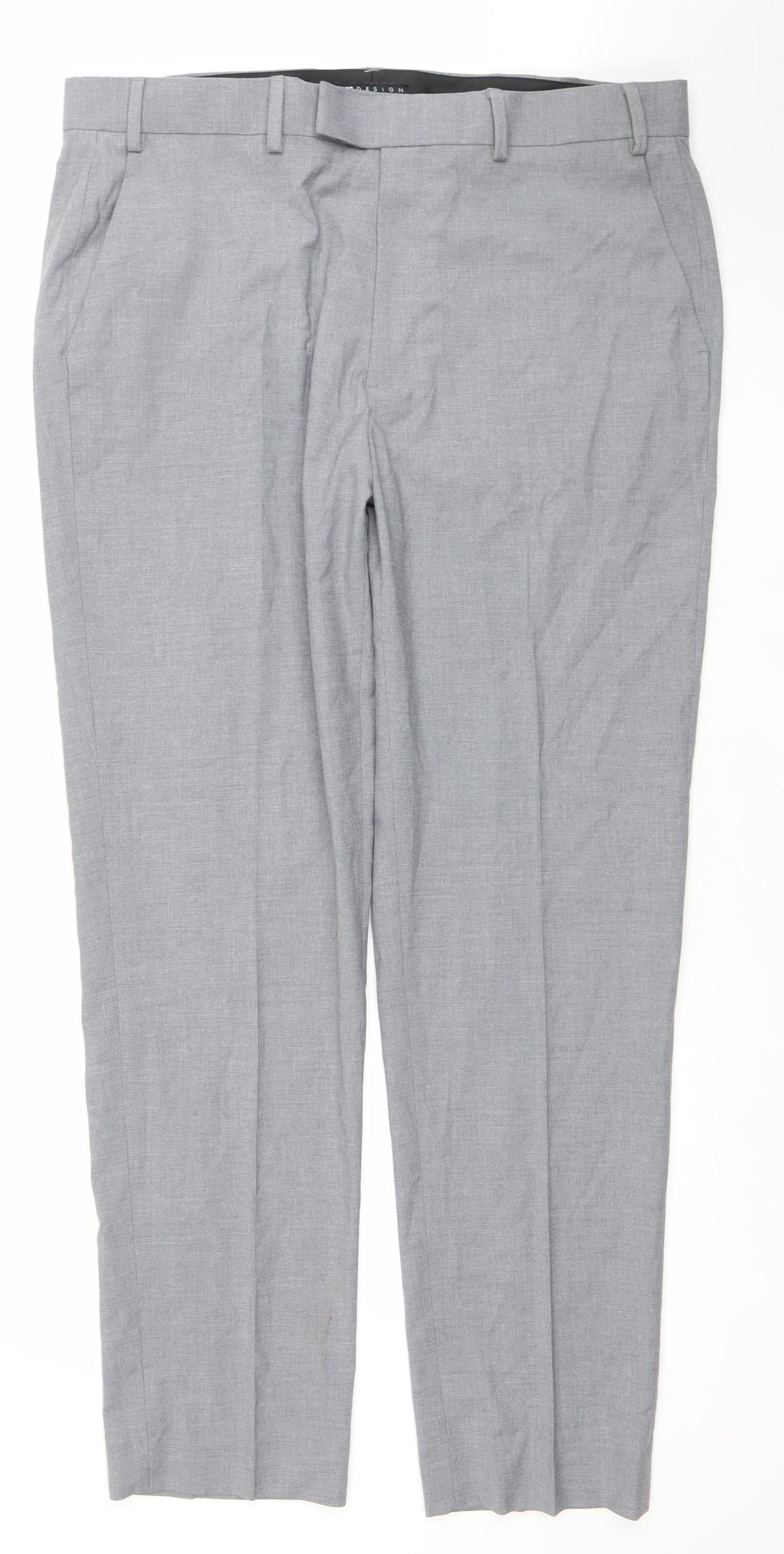 ASOS Design Men's Grey Slim Fit Smart Trousers W38 L32
