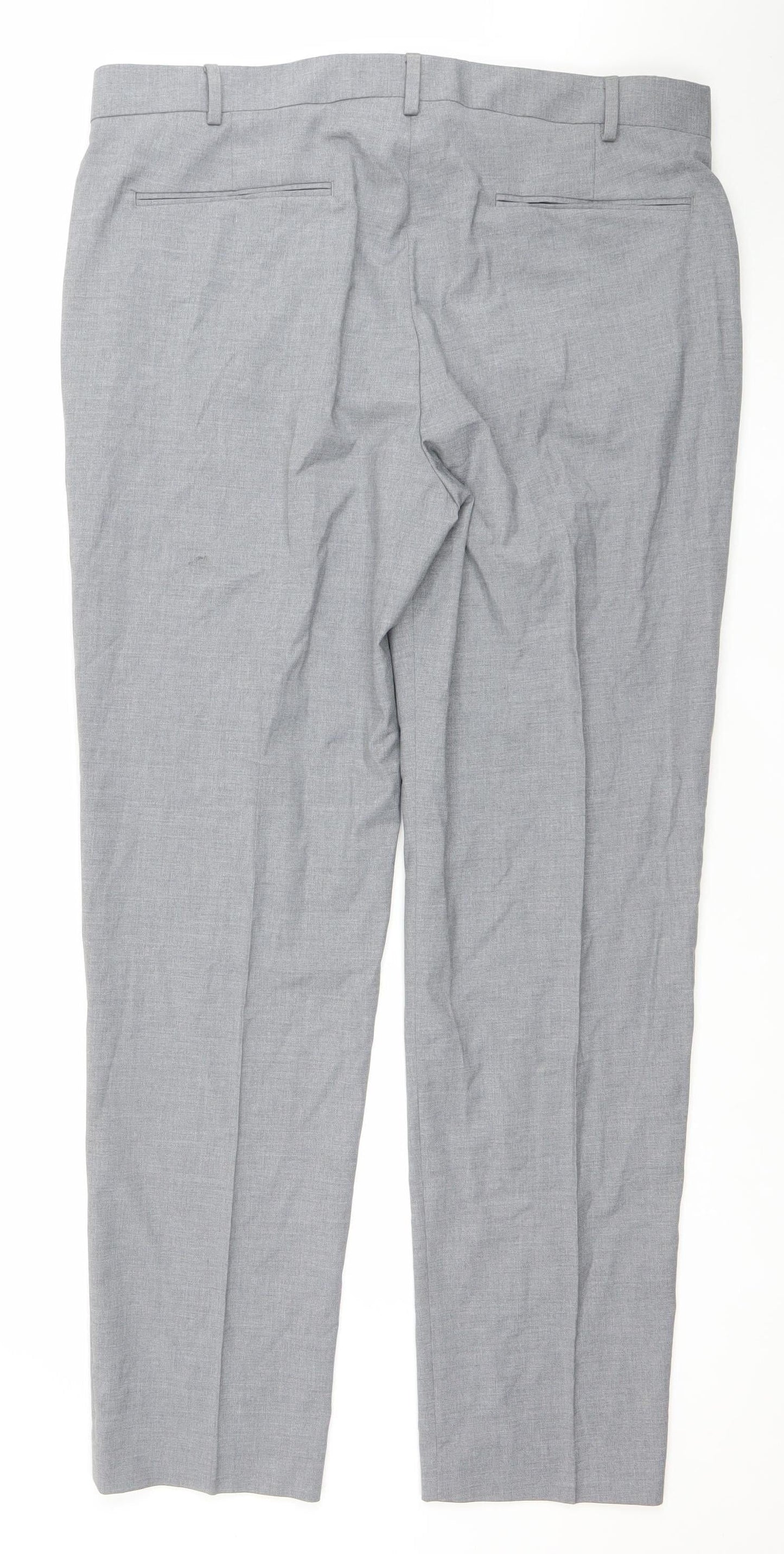 ASOS Design Men's Grey Slim Fit Smart Trousers W38 L32