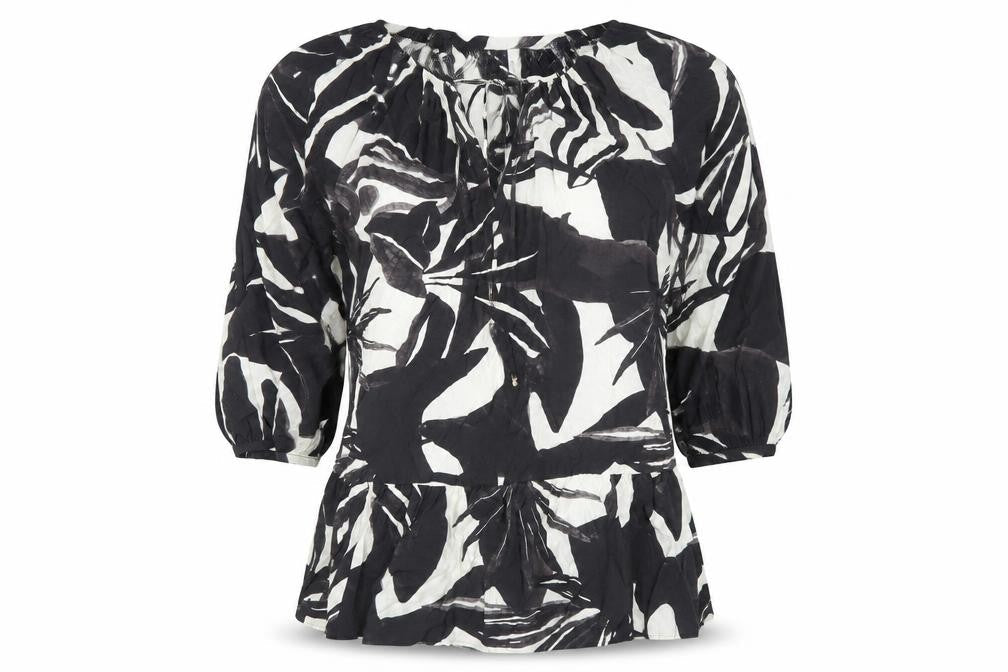 H&M Women’s Black Floral Viscose Short Dress Size XL Lightweight Summer Style