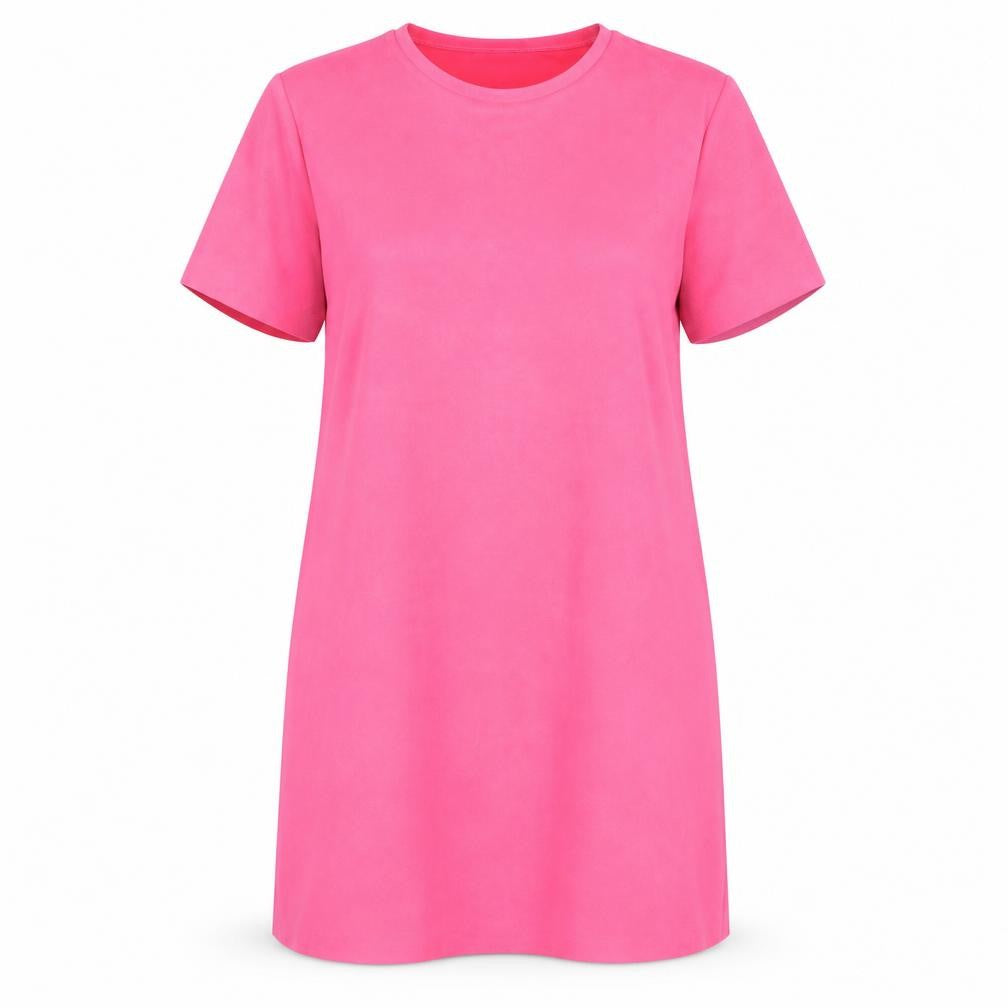 Zara Women Pink Short Sleeve Shift Dress Size 12