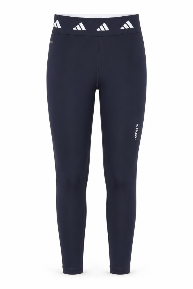Adidas Womens Blue Techfit XS Compression Leggings