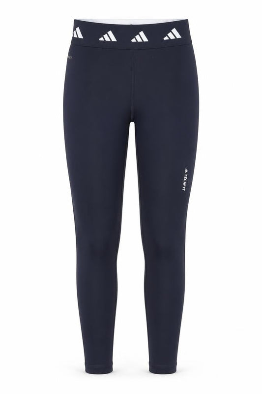 Adidas Womens Blue Techfit XS Compression Leggings