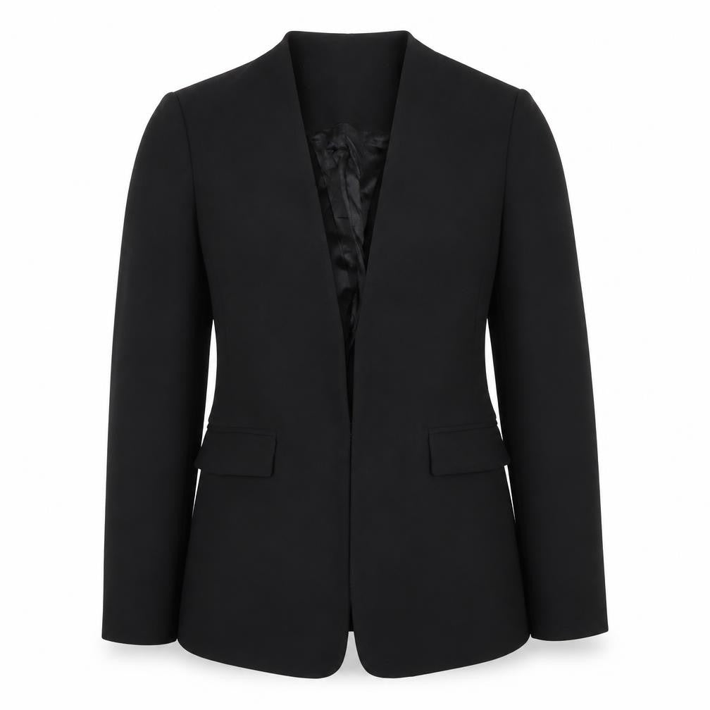 Zara Basic Women's Black Slim Fit Tailored Blazer Size S