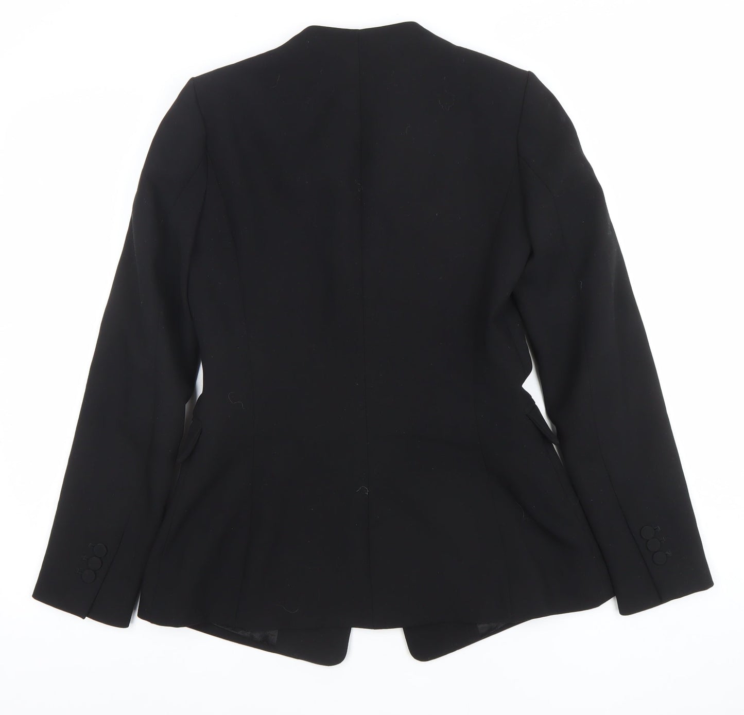 Zara Basic Women's Black Slim Fit Tailored Blazer Size S