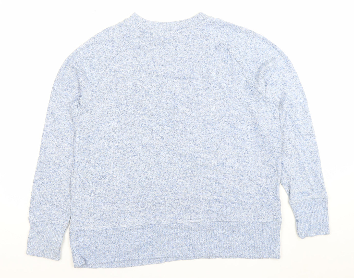 Next Women Blue Crew Neck Pullover Jumper Size 16 Regular Fit