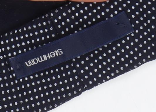 Stehmann Womens Blue Geometric Slim Trousers Size 12