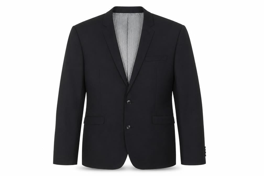 Next Men’s Black Slim Fit 38S Wool Blend Suit Jacket
