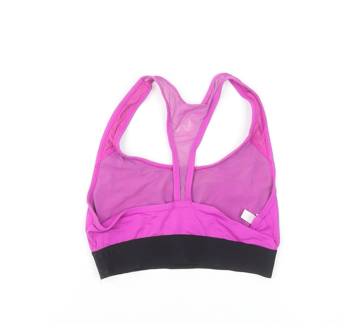 PINK Womens Pink Racerback Gym Hangover Sports Bra Size M
