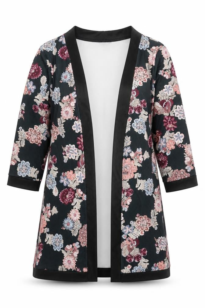 Splash Women’s Multicoloured Floral Kimono Blouse Size 12