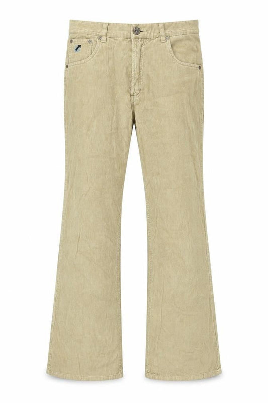 Corrupt Mens Beige Corduroy Trousers Size M Relaxed Fit Casual