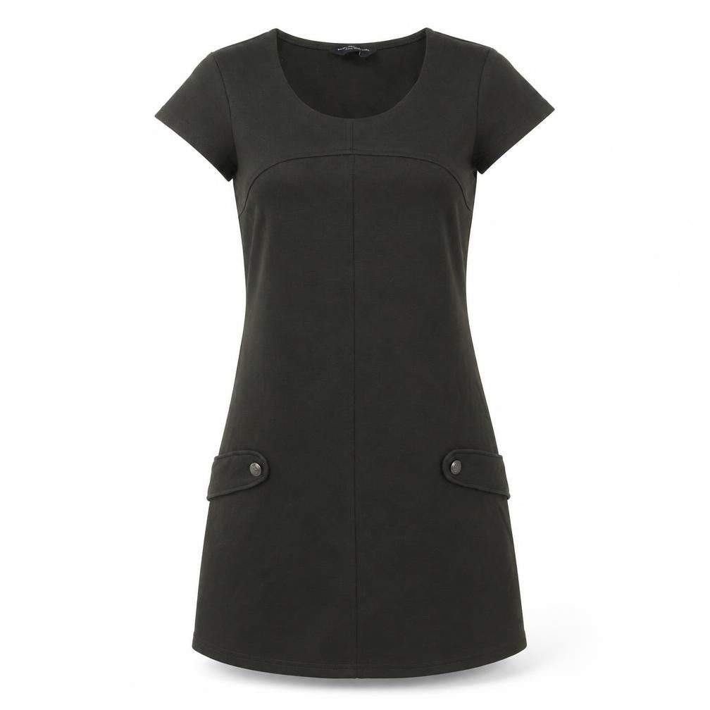 Dorothy Perkins Women’s Green Shift Dress Size 10 Short Sleeve Knit Workwear