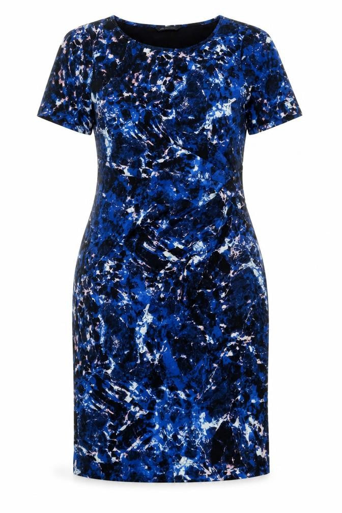 Marks & Spencer Women’s Blue Ruched Sheath Dress Size 12