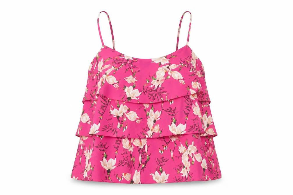 Oasis Women’s Pink Floral Camisole Tank Top Size 8