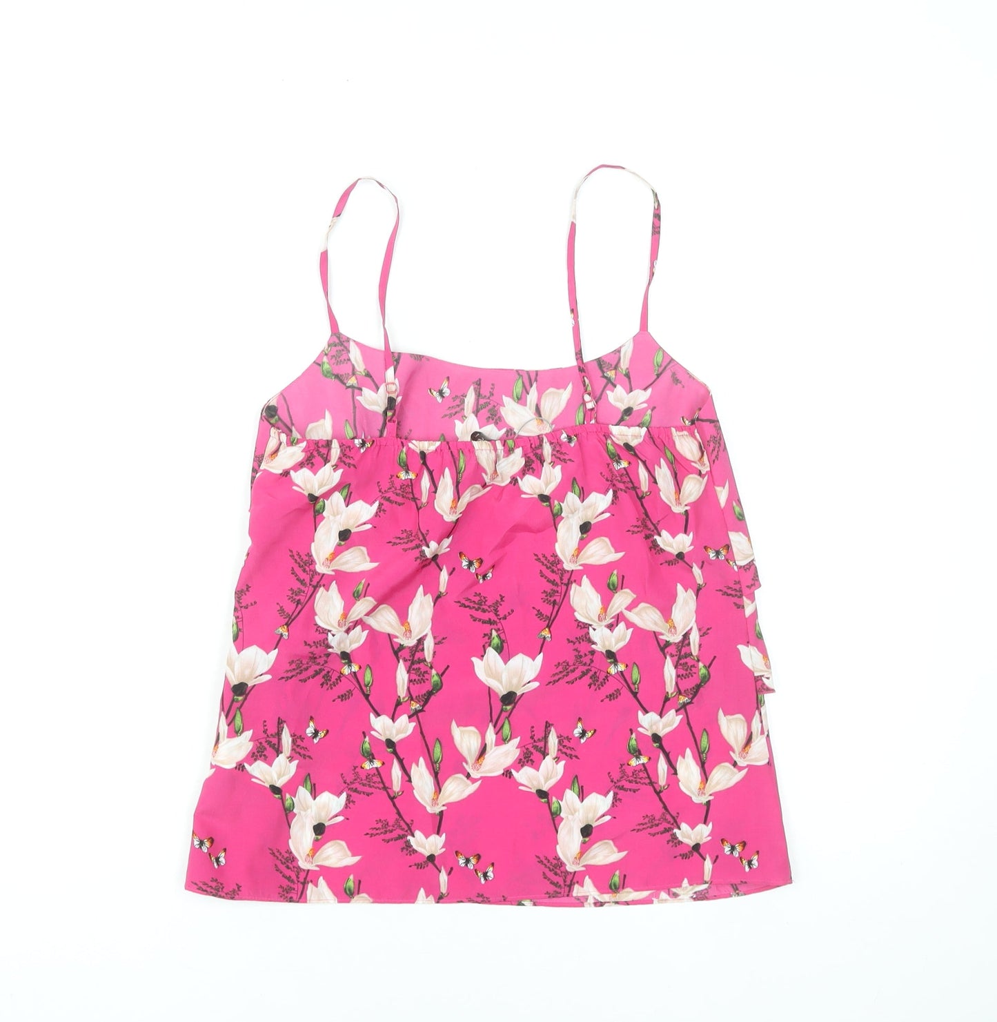 Oasis Women’s Pink Floral Camisole Tank Top Size 8