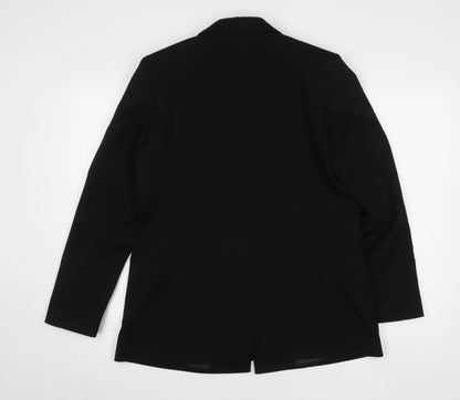 Exclusive by George Women's Black Blazer Jacket Size 12 Regular Fit