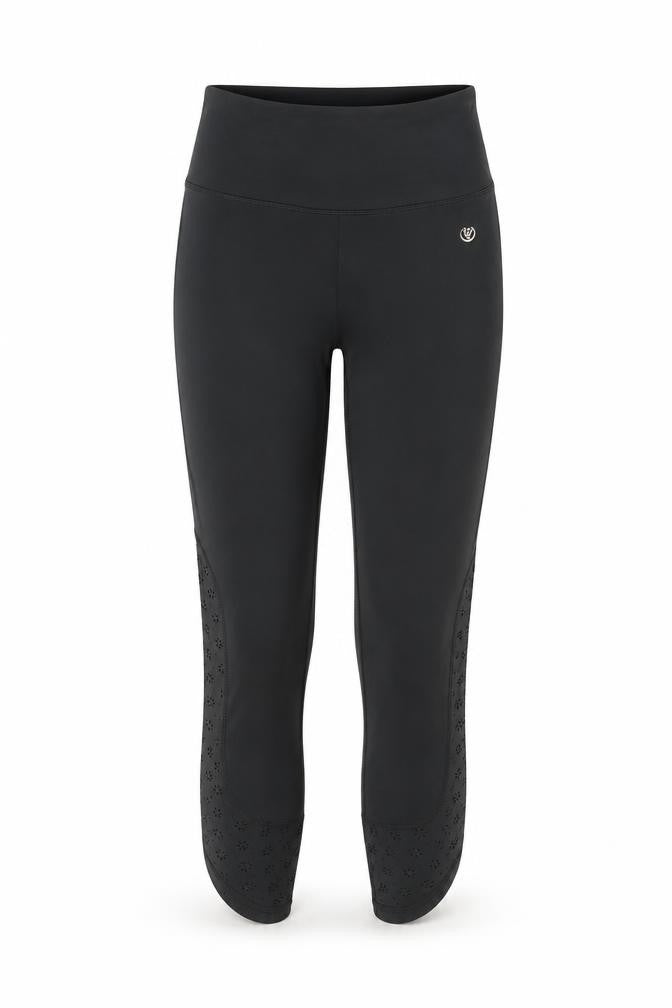 Dunnes Stores Women's Black Capri Leggings Small Performance Sport