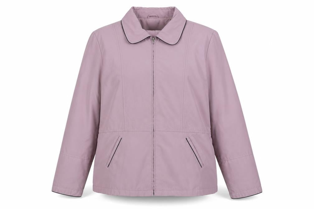 First Avenue Womens Pink Polyester Zip Jacket UK 16