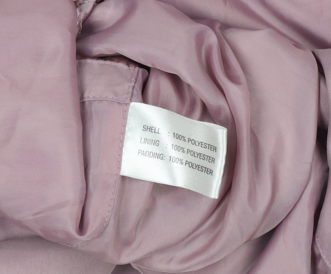 First Avenue Womens Pink Polyester Zip Jacket UK 16
