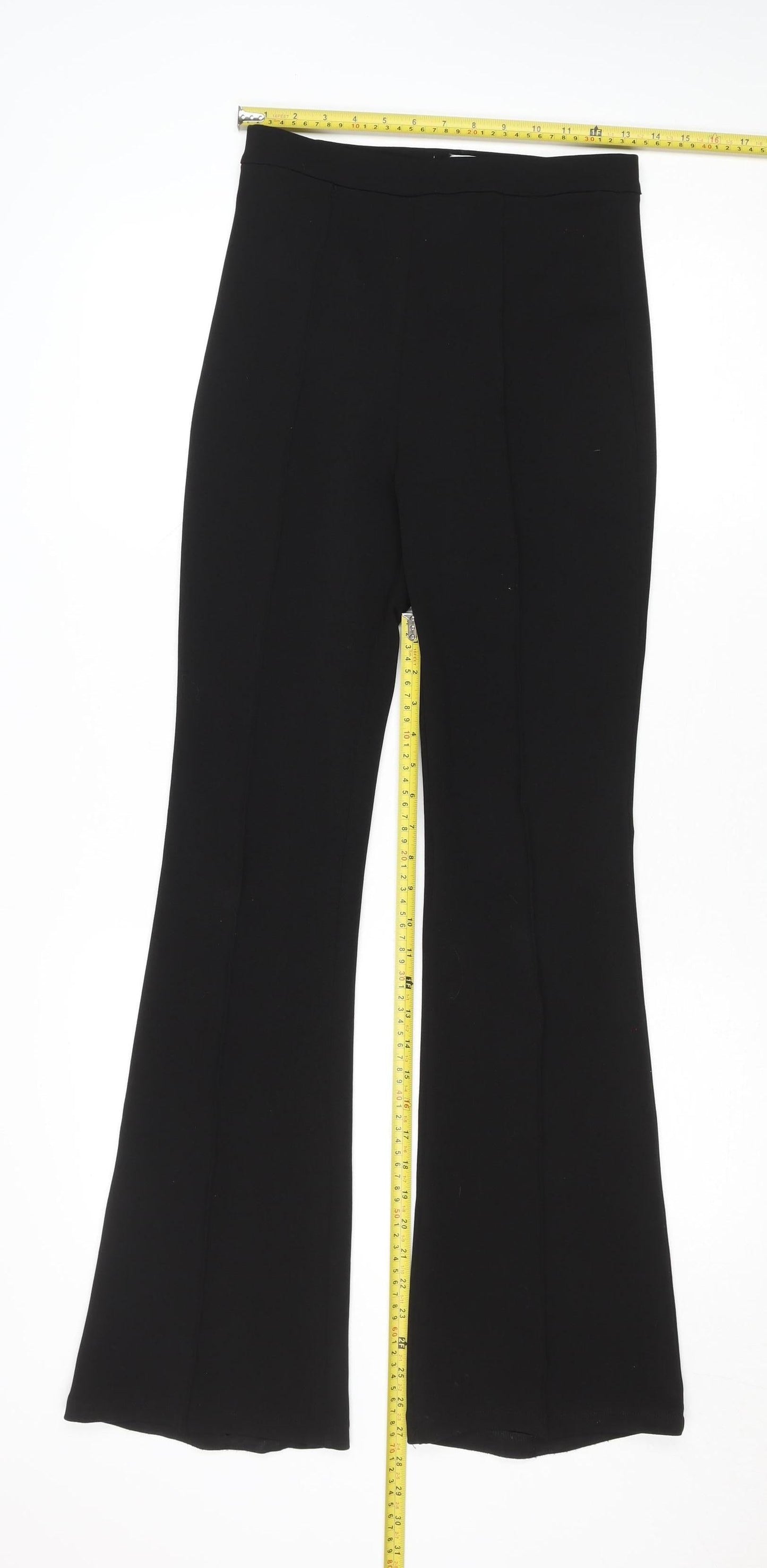 IVYI Womens Black Straight Leg Dress Pants Size S
