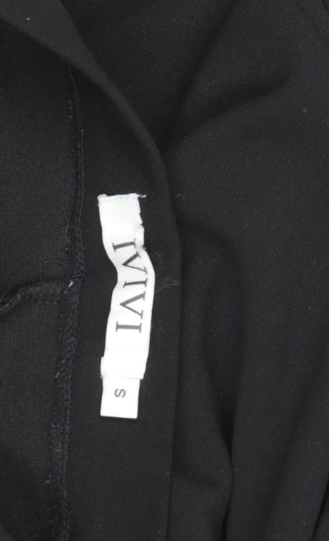 IVYI Womens Black Straight Leg Dress Pants Size S