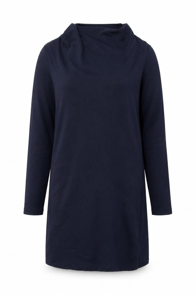 COS Women’s Blue Long Sleeve Shift Dress Size S Viscose Blend