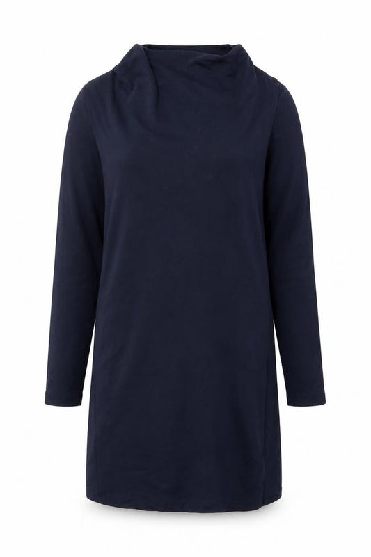 COS Women’s Blue Long Sleeve Shift Dress Size S Viscose Blend