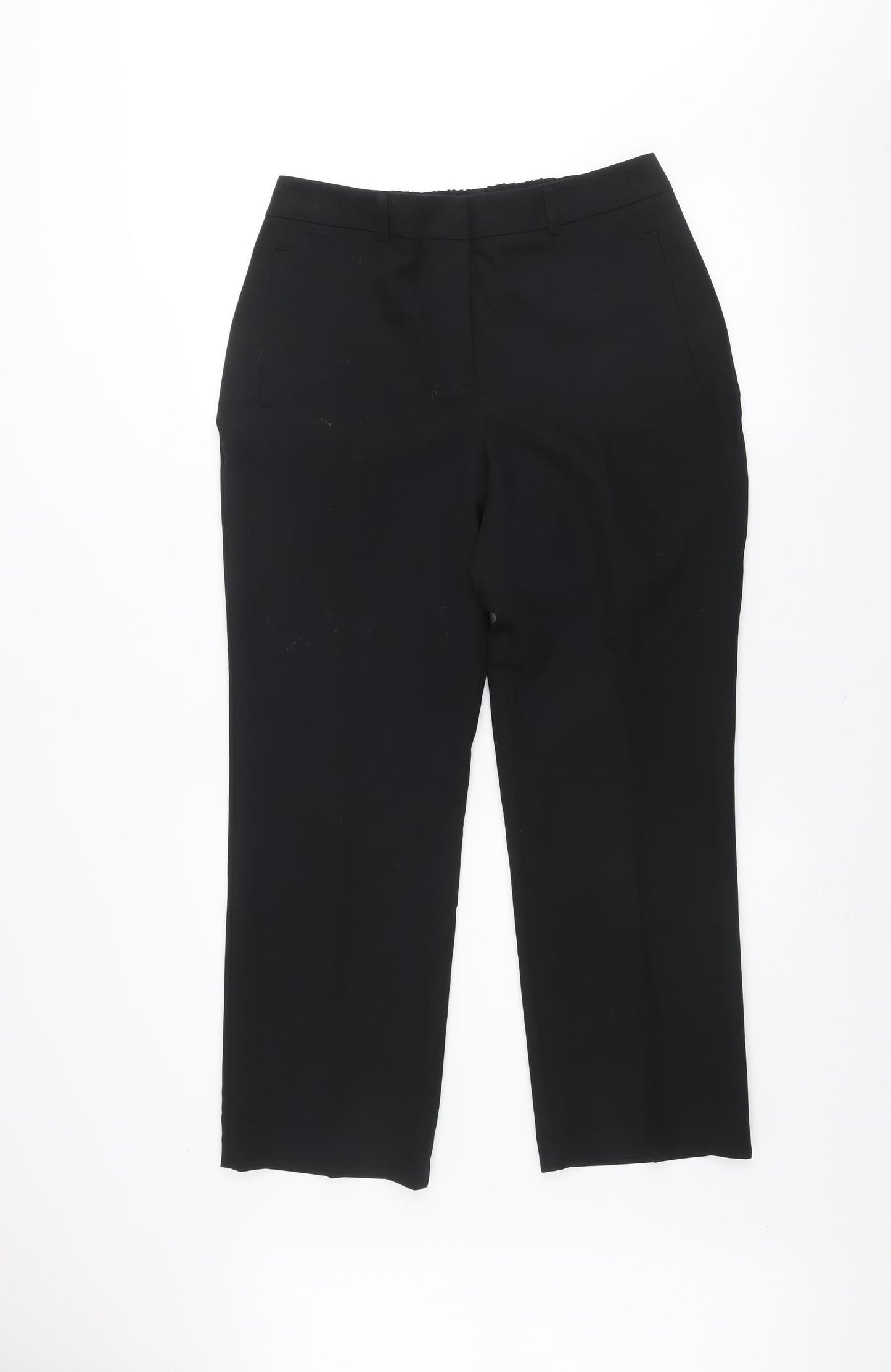 Dunnes Women’s Black Stretch Straight Leg Trousers Size 12
