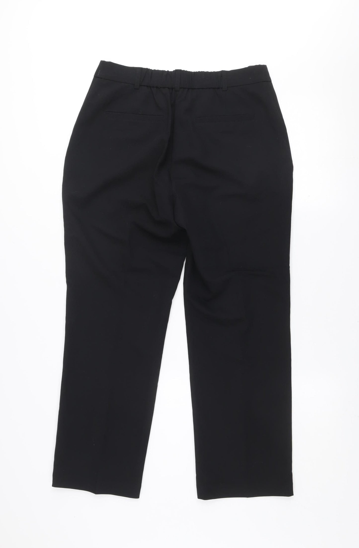 Dunnes Women’s Black Stretch Straight Leg Trousers Size 12