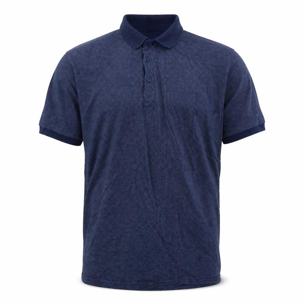 Peter Werth Men’s Blue Cotton Polo Shirt Size L Short Sleeve Casual