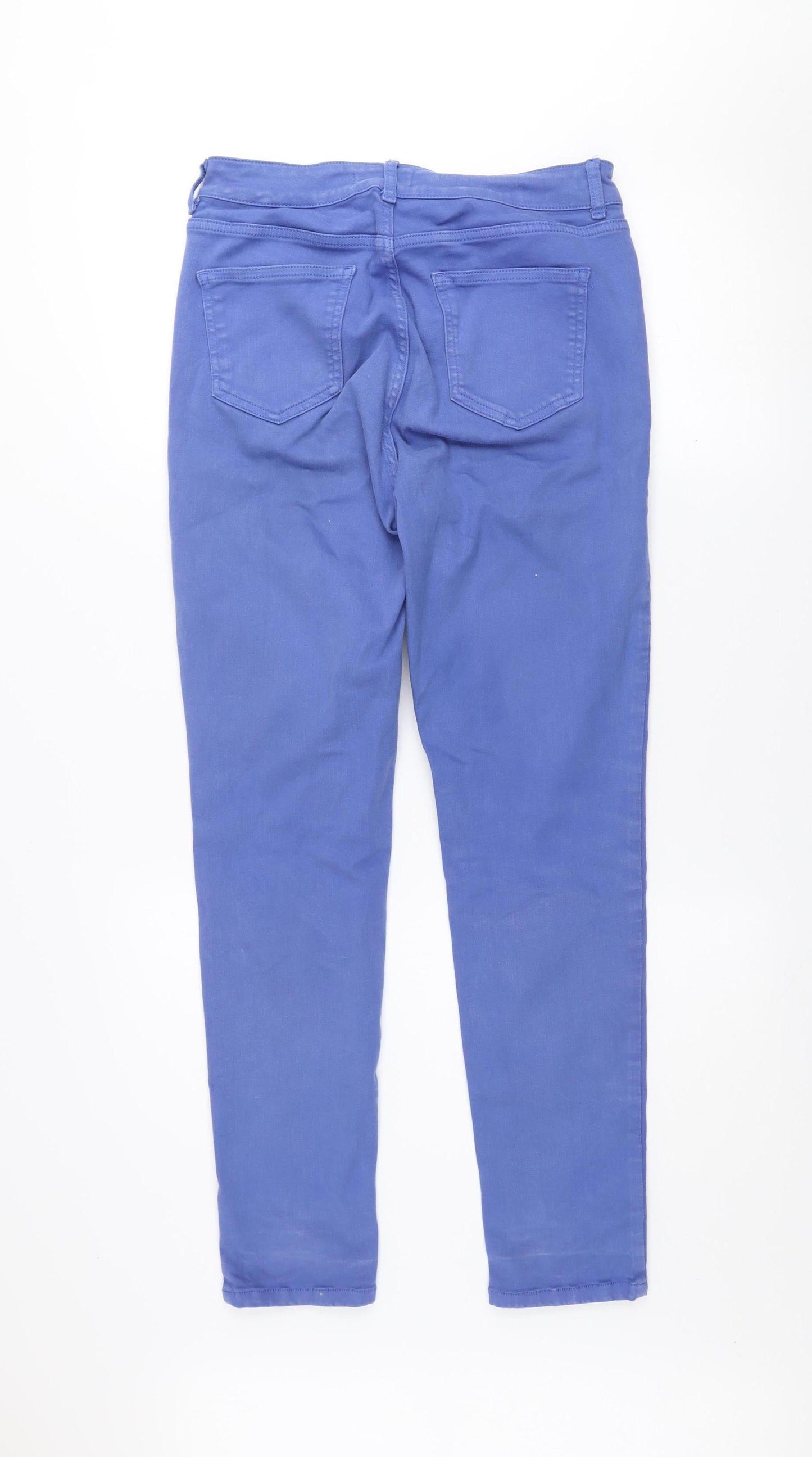 Gallery Womens Blue Skinny Jeans UK 12 Cotton Blend