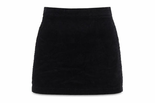 Next Women’s Black Corduroy Mini Skirt Size 6 High Waist