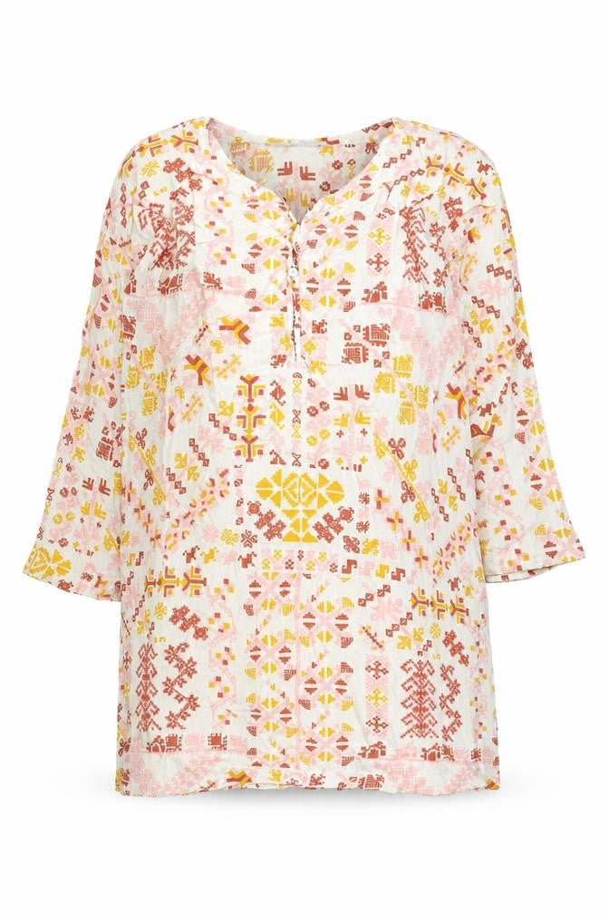 Khaadi Women’s Multicoloured Geometric Shift Dress Size 12