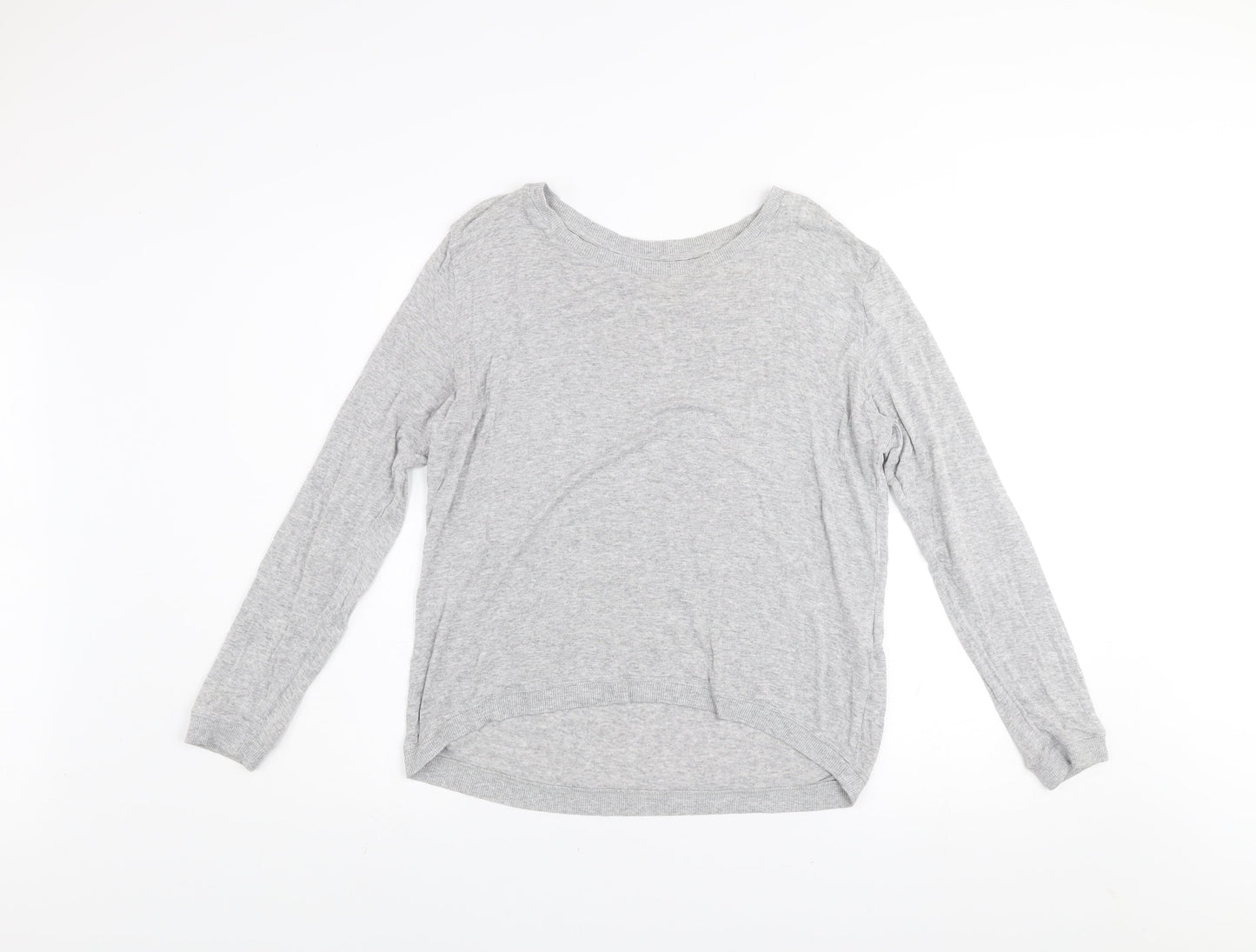 Zara Women’s Grey Pullover Jumper Size 12 Long Sleeve Lightweight Knit