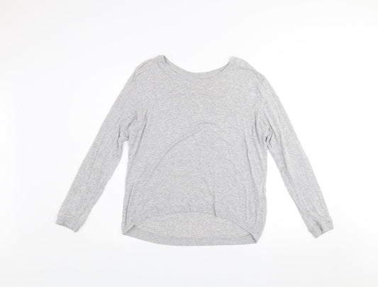 Zara Women’s Grey Pullover Jumper Size 12 Long Sleeve Lightweight Knit