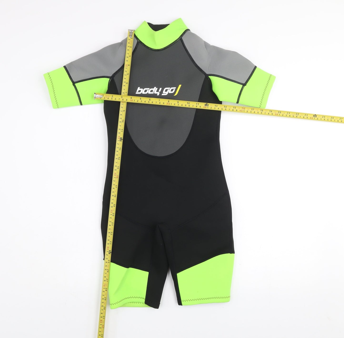 Body Go Boys Black Neoprene Short Sleeve Wetsuit Age 10