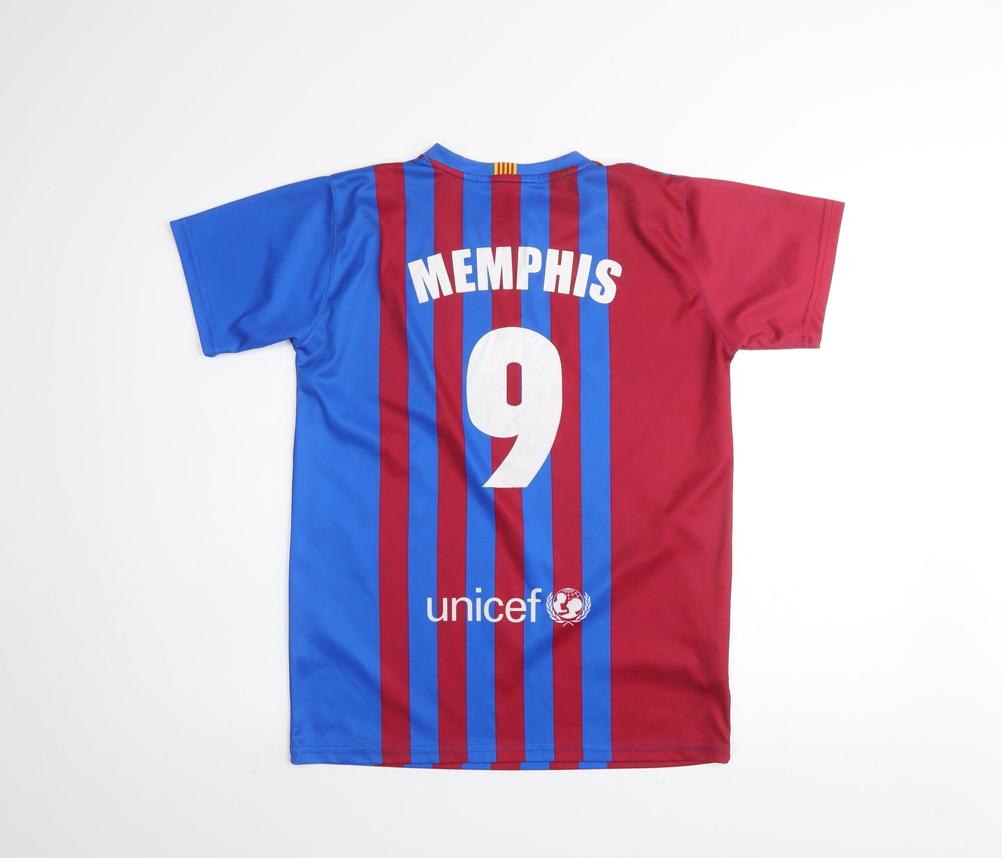 FC Barcelona Boys Multicoloured Football Jersey T-Shirt 14 Years