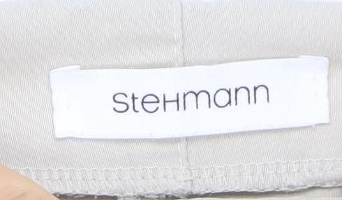 Stehmann Womens Beige Chino Stretch Trousers Size 10