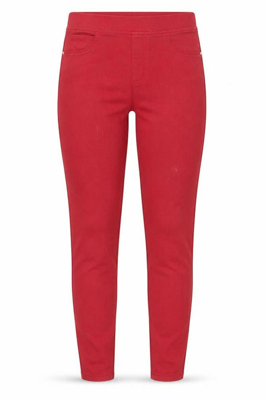 Pep & Co Women's Red Skinny Jeans Size 10 Stretch Denim