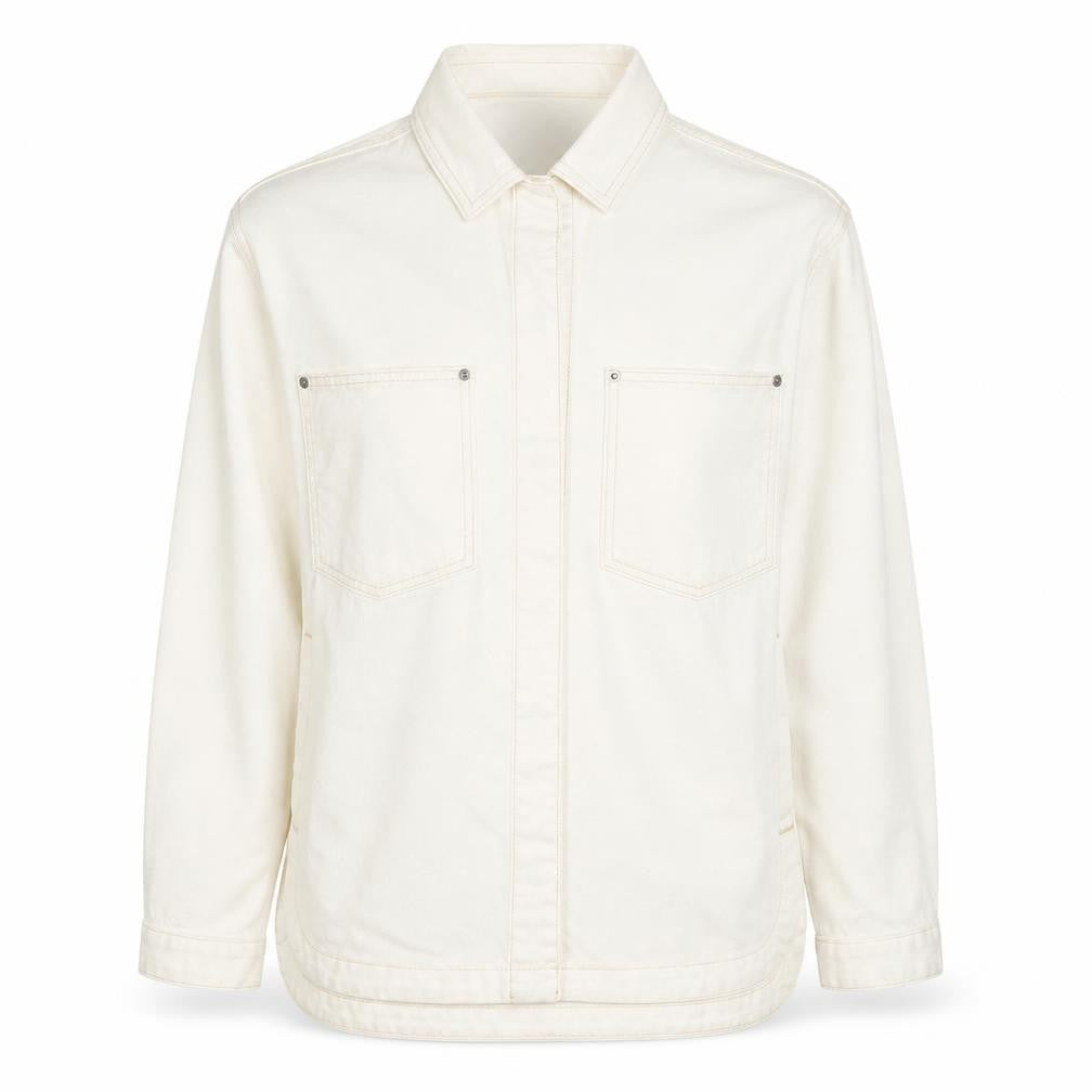 Dunnes Women’s Ivory Cotton Basic Jacket XS