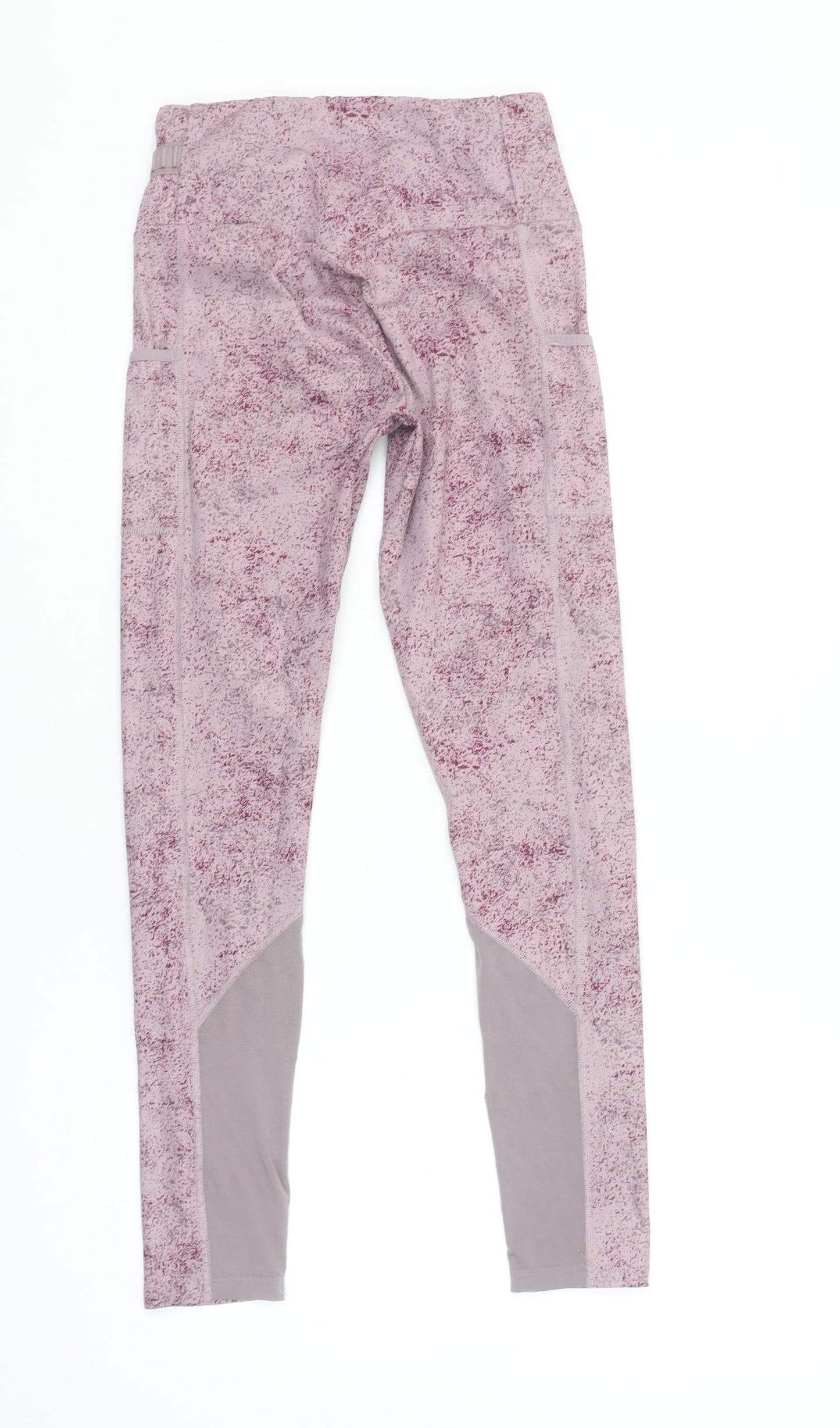 Gymshark Women's Pink Patterned Compression Leggings Size S