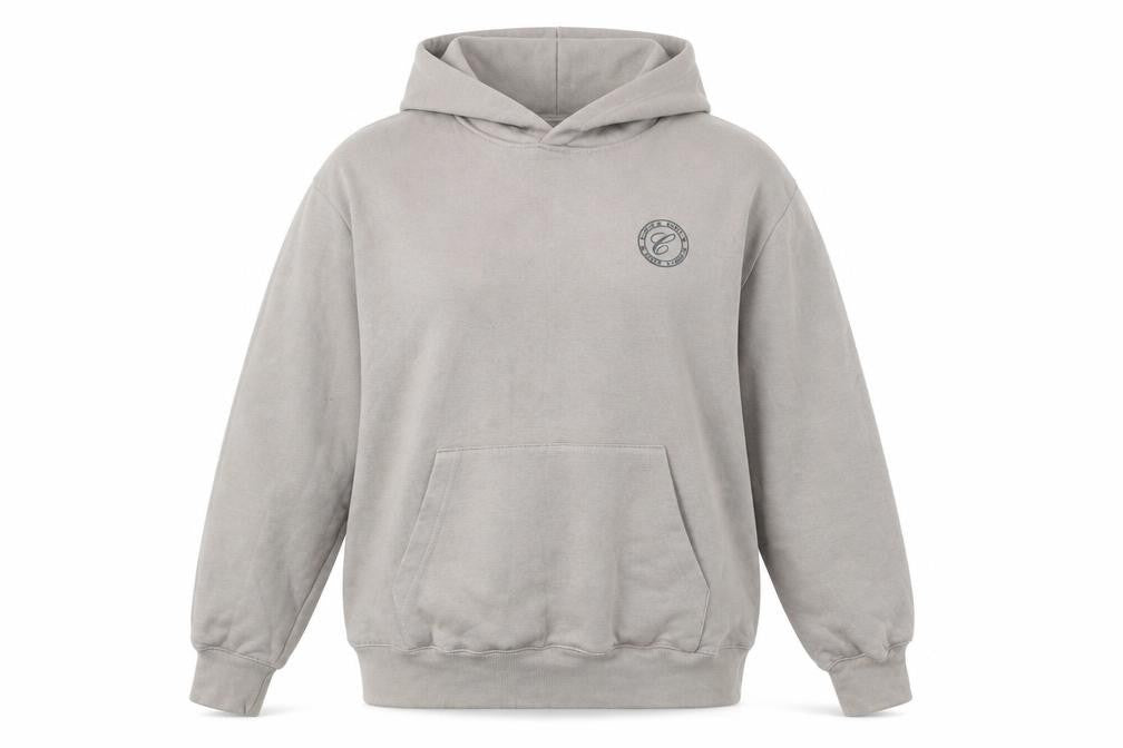 Closure London Womens Beige Pullover Hoodie Size M Cotton Blend