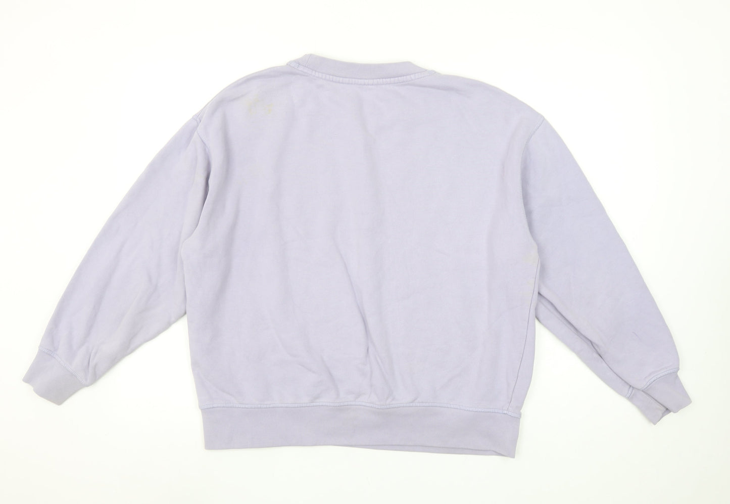 Levi's Women’s Lilac Cotton Crew Neck Pullover Sweatshirt L