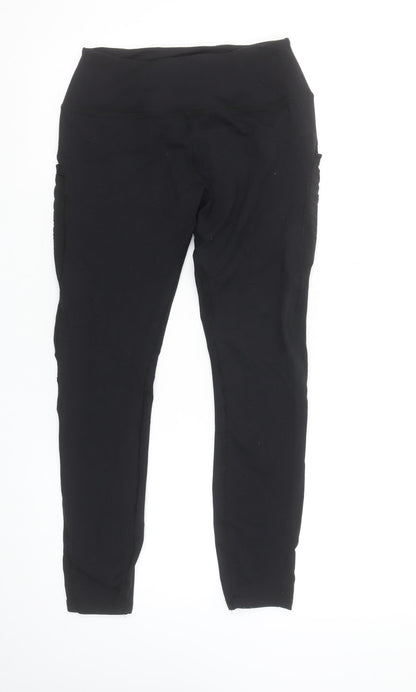 Myprotein Women's Black Medium Leggings Ankle Style Stretch Activewear