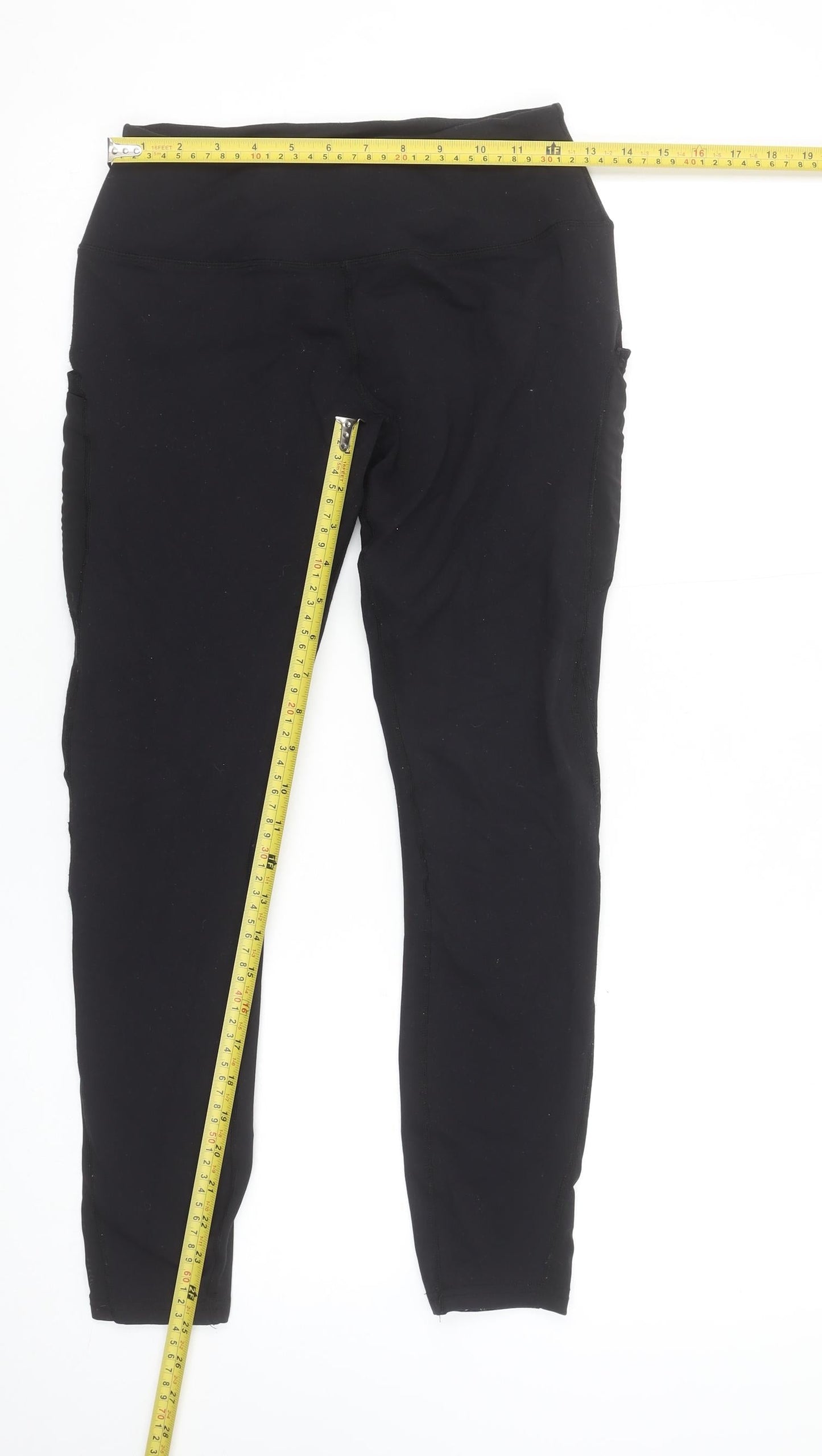MP Women's Black Medium Leggings Ankle Style Stretch Activewear