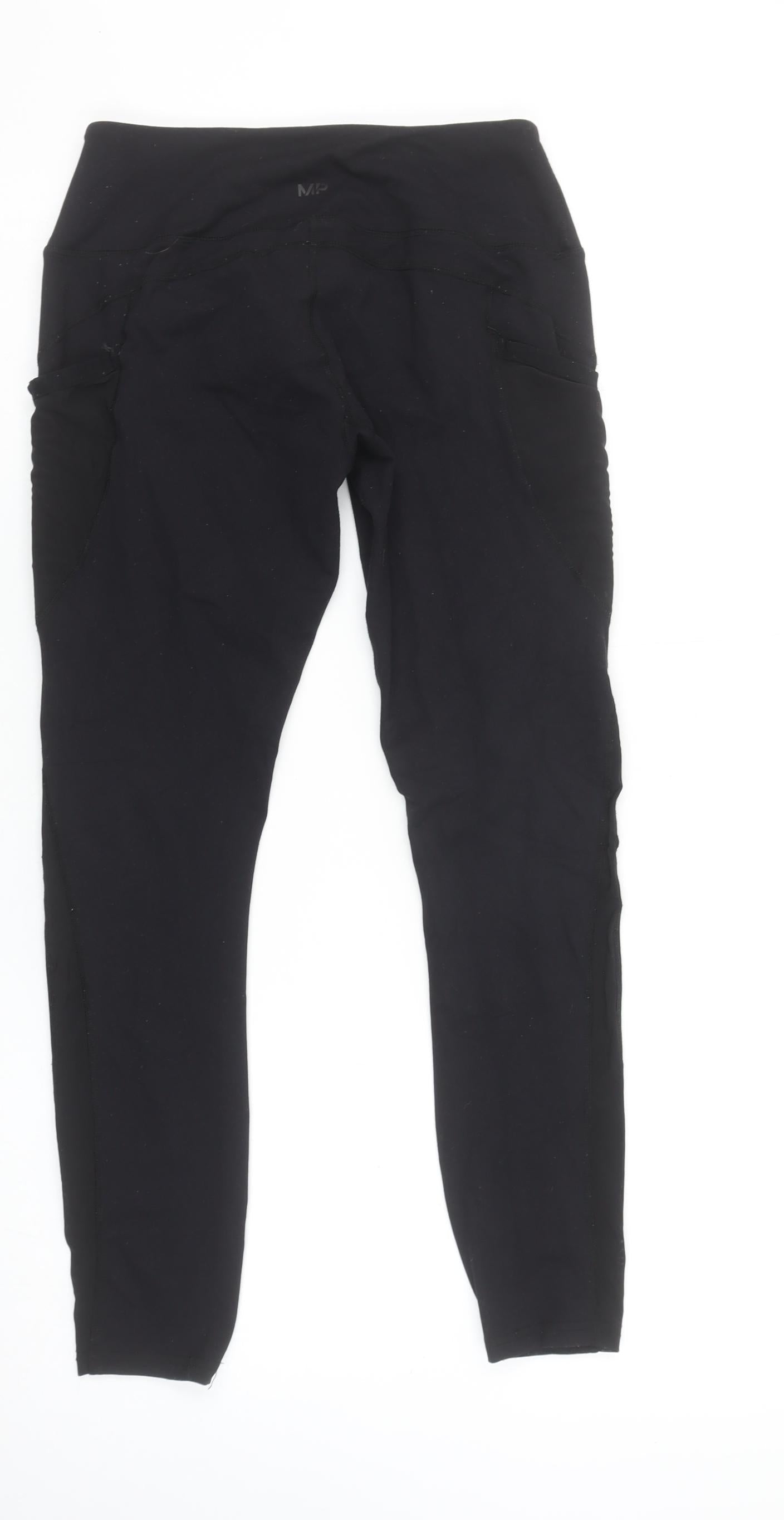 MP Women's Black Medium Leggings Ankle Style Stretch Activewear